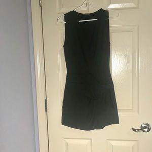 Zara basic black jumpsuit